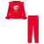 Miss K Girls Red Frill Lounge Set with Hot Air Balloon Print 1-8 Years S10