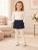 Mayoral Girls twill shorts Navy 202