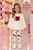 Giorgio Bambini Girls Love Heart Legging Set Ivory YG209