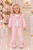 Giorgio Bambini Girls Bow Track Suit Pink YG215