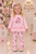Giorgio Bambini Girls Perfume Legging Set Pink YG208