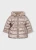 Mayoral Girls Bronze Metallic Faux Fur Puffer Coat 4422