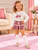 Mayoral Girls White Top with Red Dancer Detail 4035