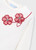 Mayoral Girls White Top With Flower Details 035 - Red