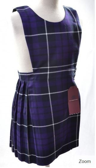 purple tartan pinafore dress Winterbottoms Purple/Black Tartan Pinafore