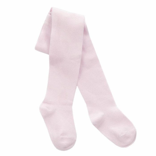 45B159 TICK TOCK COTTON RICH PLAIN TIGHTS - PINK - Kiddie Boutique By ...