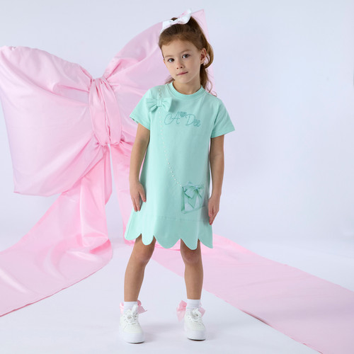 green dress buy Proper Peony Girls Mint Green Check Embroidered Easter Basket Dress – Best  Dressed Child