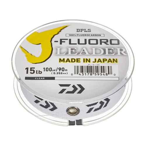 Daiwa J-Fluoro Leader Fishing Line (100 yd)