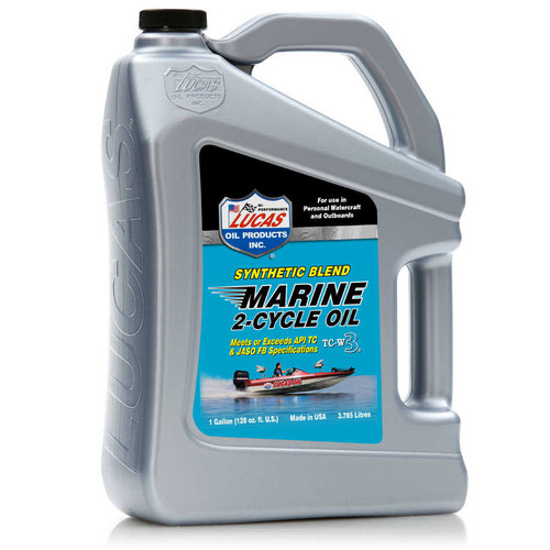 Lucas Oil Synthetic Blend 2-Cycle Marine Oil - Gallon