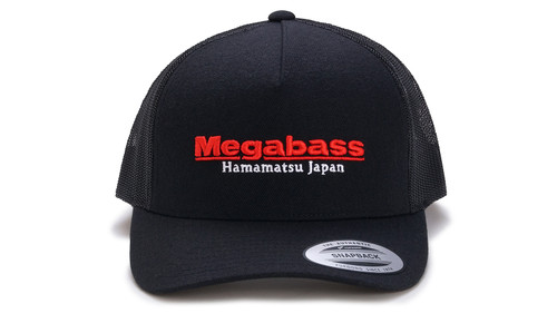 Megabass Classic Trucker Hat, Black & Red Megabass Classic Trucker Hat, Black & Red