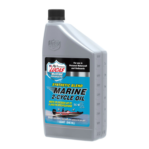 Lucas Oil Synthetic Blend 2-Cycle Marine Oil - Quart Lucas Oil Synthetic Blend 2-Cycle Marine Oil - Quart