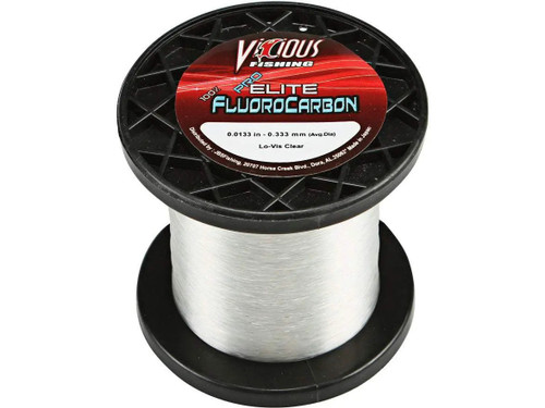 CLEARANCE - Vicious Pro Elite 100% Fluorocarbon Spool (200 yd)