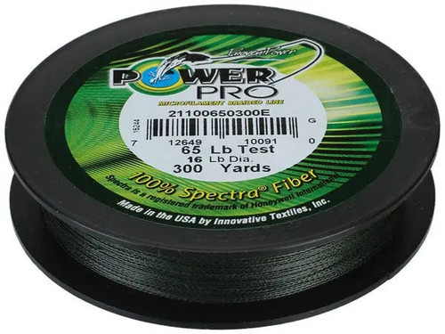 Power Pro Spectra Braided Line Moss Green (300 yd)