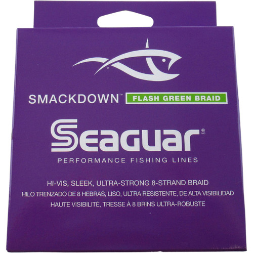 Seaguar Smackdown Braided Line "Flash Green" (150 yd)