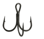 Owner Short Shank Treble Hooks-ST 35 Black Chrome