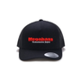 Megabass Classic Trucker Hat, Black & Red