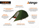 Vango F10 MTN 2 Tent - External features