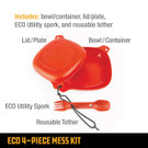 UCO ECO 4 piece Mess Kit - Contents