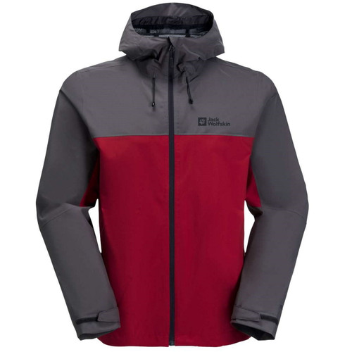 Jack Wolfskin Weiltal 2L Waterproof Jacket - Red Glow