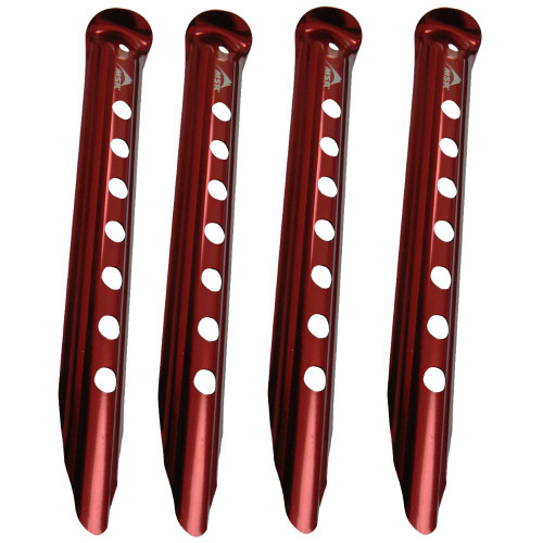 MSR Blizzard Tent Pegs - Pack 4 Red