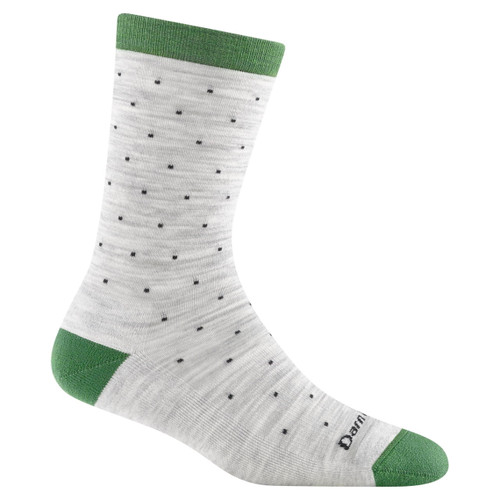 Darn Tough Women's Pin Drop Crew Lightweight Socks with Cushion, Colour: Ash