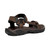 Teva Men's Terra Fi 5 Universal Leather Sandals, Turkish Coffee - Rear View