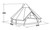 Robens Klondike Grande Tipi Tent - Dimensions