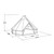 Robens Klondike S Tipi Tent - Dimensions