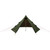 Robens Green Cone Tipi Tent - No Inner, Front View