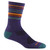 Darn Tough Fastpack Micro Crew Lightweight Socks with Cushion, Colour: Blackberry