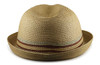 Back of Fedora  - Tan