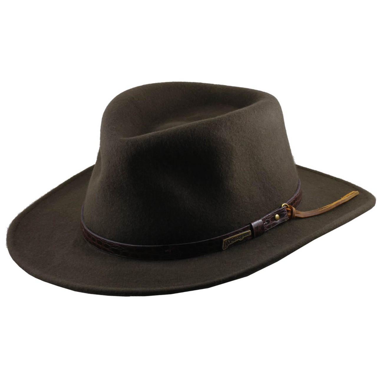 Indiana Jones Outback Felt Big 2xl & 3XL Hats