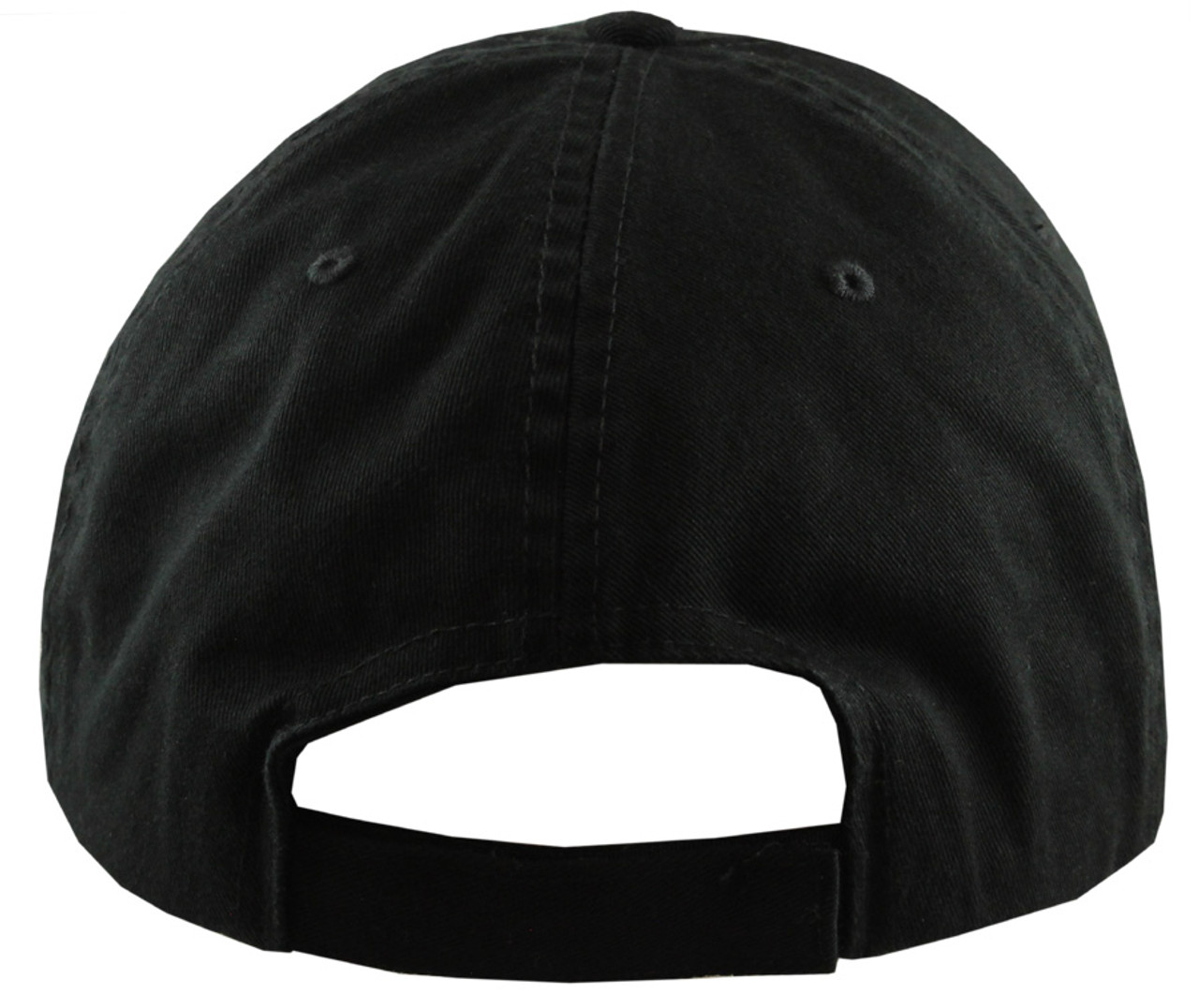 Adjustable Low-Profile Big Hats - Black