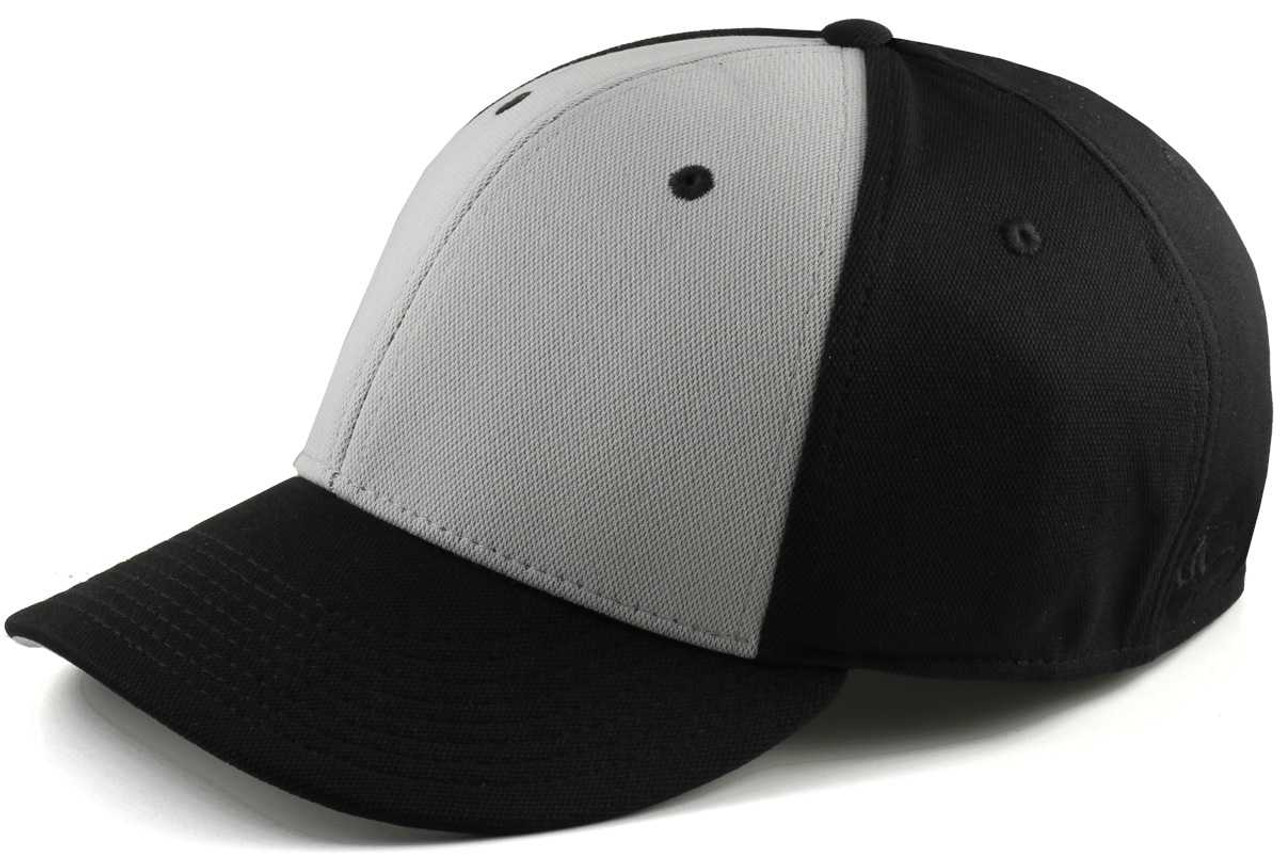 Sportflex XL/XXL Baseball Caps for Big Heads Black/Gray