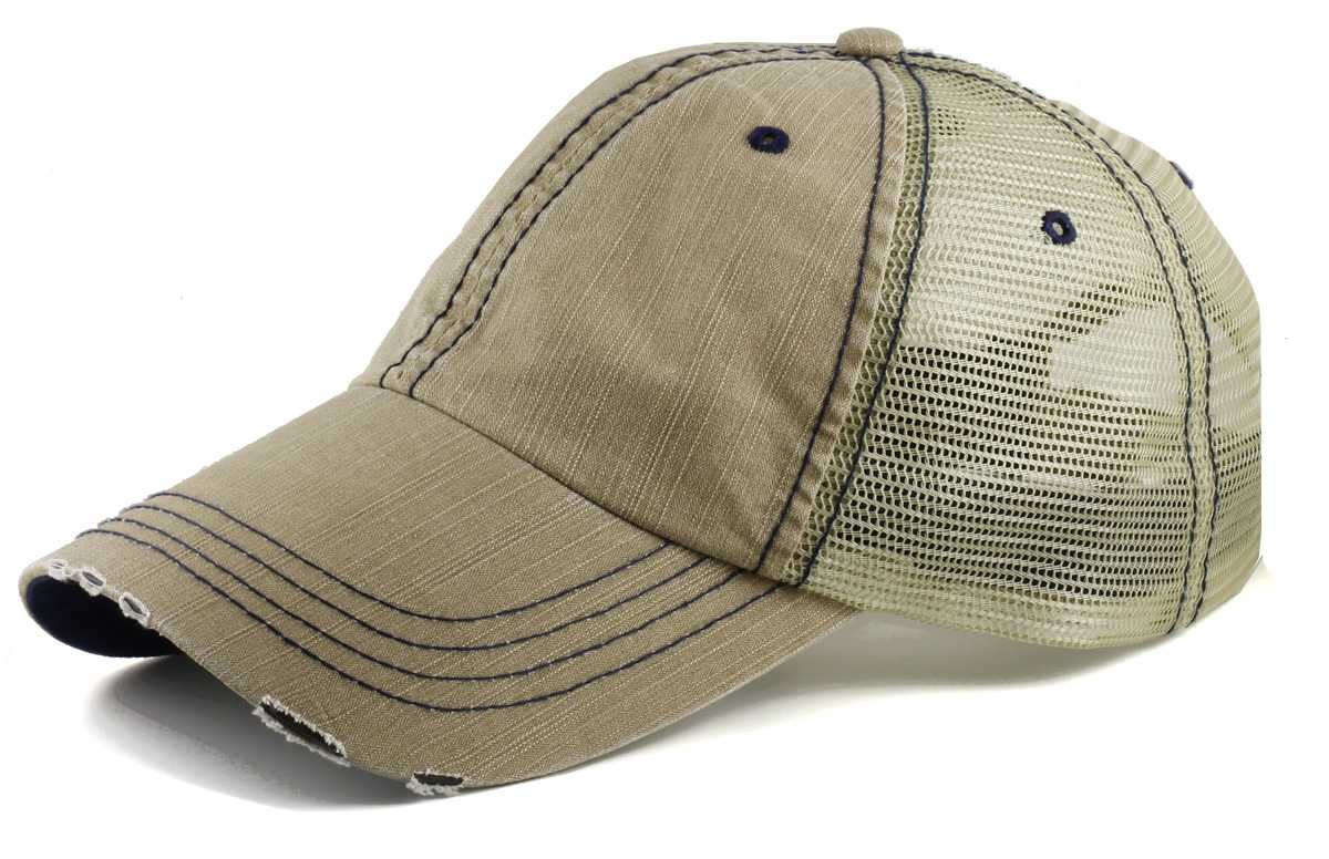Low Profile Trucker Mesh Hats for Big Heads - Main Image