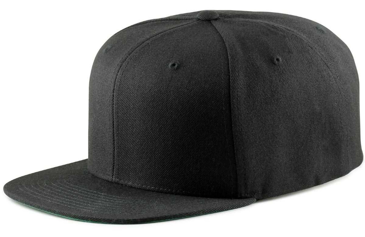 Flat Bill Hat for Big Heads Adjustable Comfortable Fit - Main Image