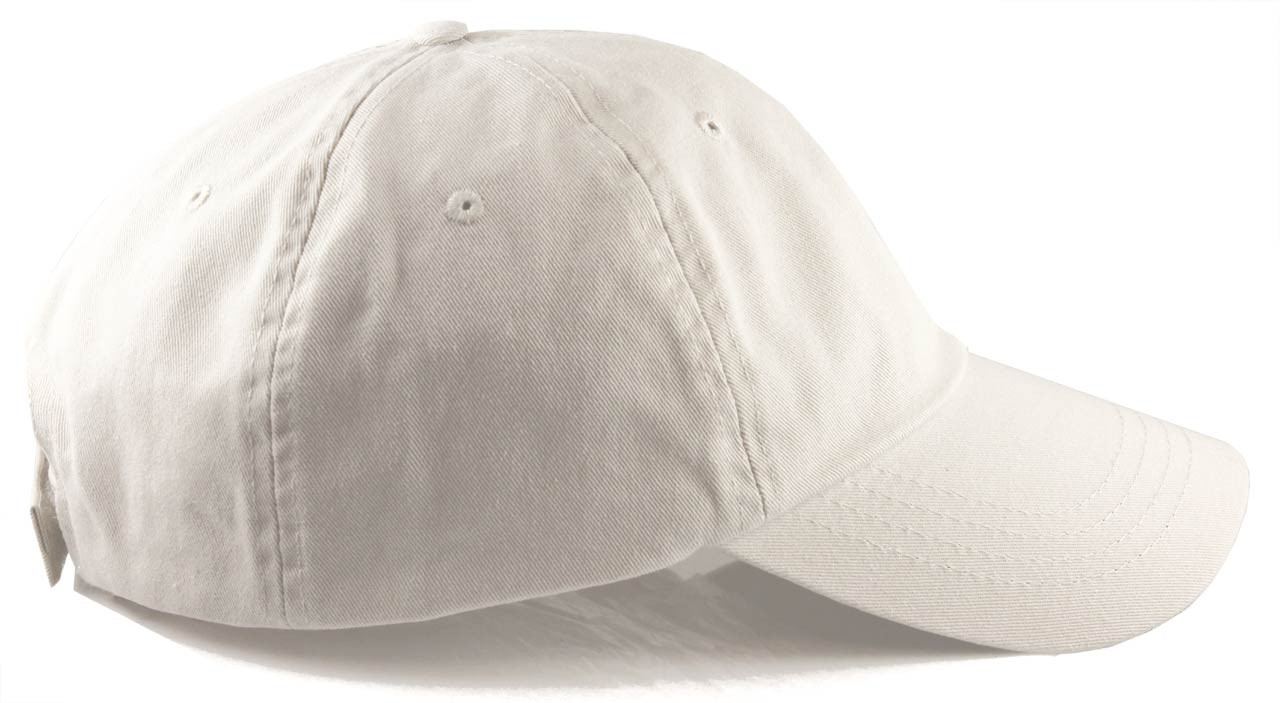 Adjustable Low-Profile Big Hats - White