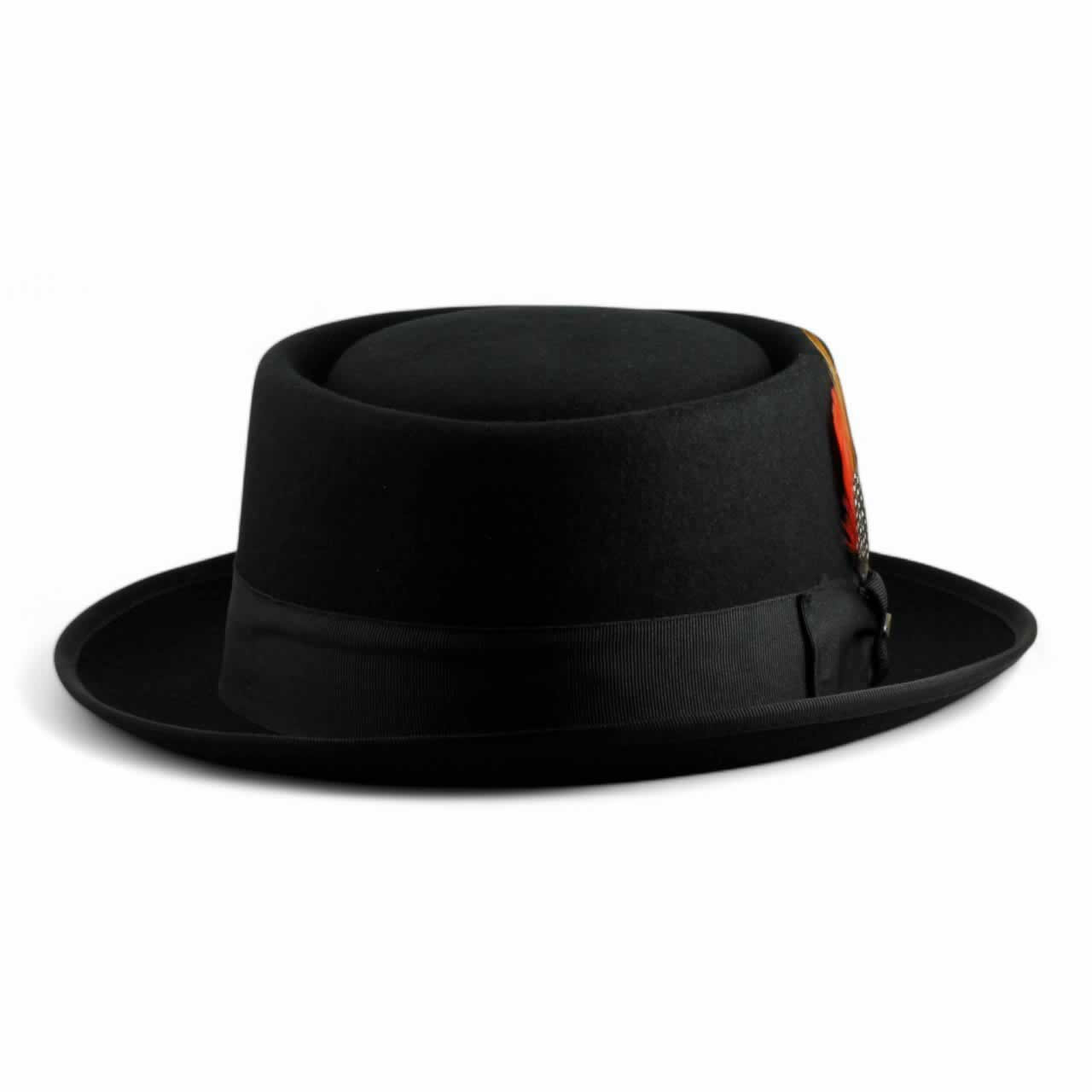XXL Wool Felt Pork Pie Hat | Stylish Fit for Big Heads