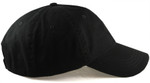 Adjustable Low-Profile Big Hats - Black