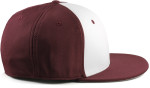 Sportflex XL/XXL Baseball Caps for Big Heads - Maroon/White