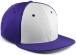 Sportflex XL/XXL Baseball Caps for Big Heads - Purple/White