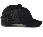 Cold Weather Earflap Hat-Black