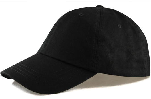 Adjustable Low-Profile Big Hats - Black