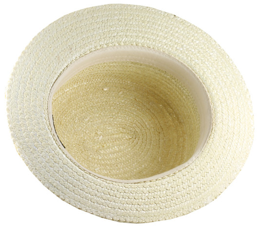 Straw Boater Big Hat Underside