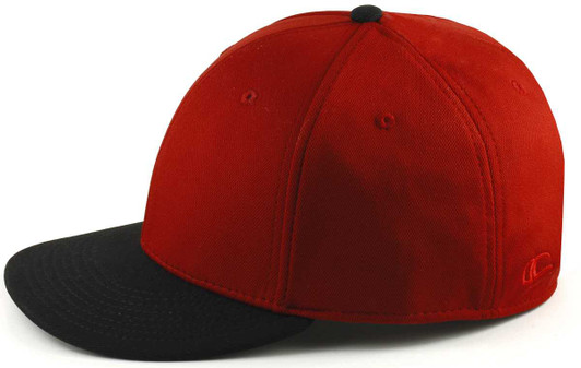 Sportflex XL/XXL Baseball Caps for Big Heads - Red/Black