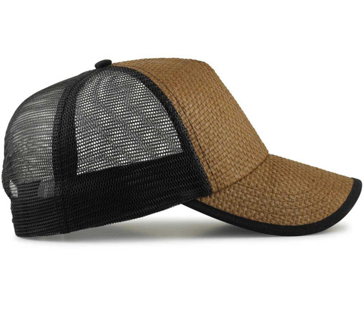 Straw Trucker Cap for Big Heads  Lamood Big Hats