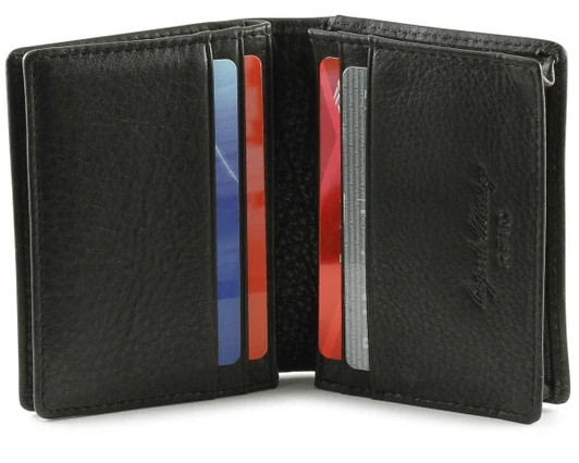 Osgoode Marley Gusset Card Case with Extra Page Open