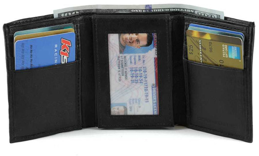 Trifold Leather Wallet