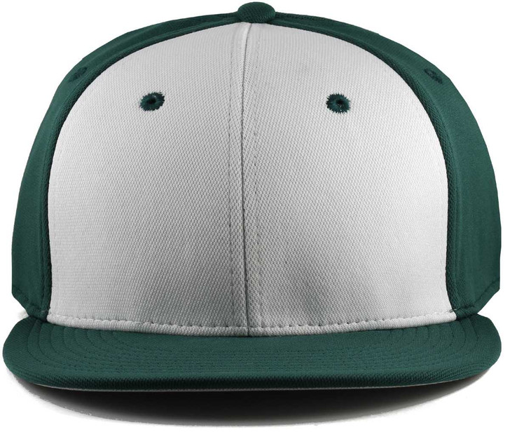 Sportflex XL/XXL Baseball Caps for Big Heads - Green/White