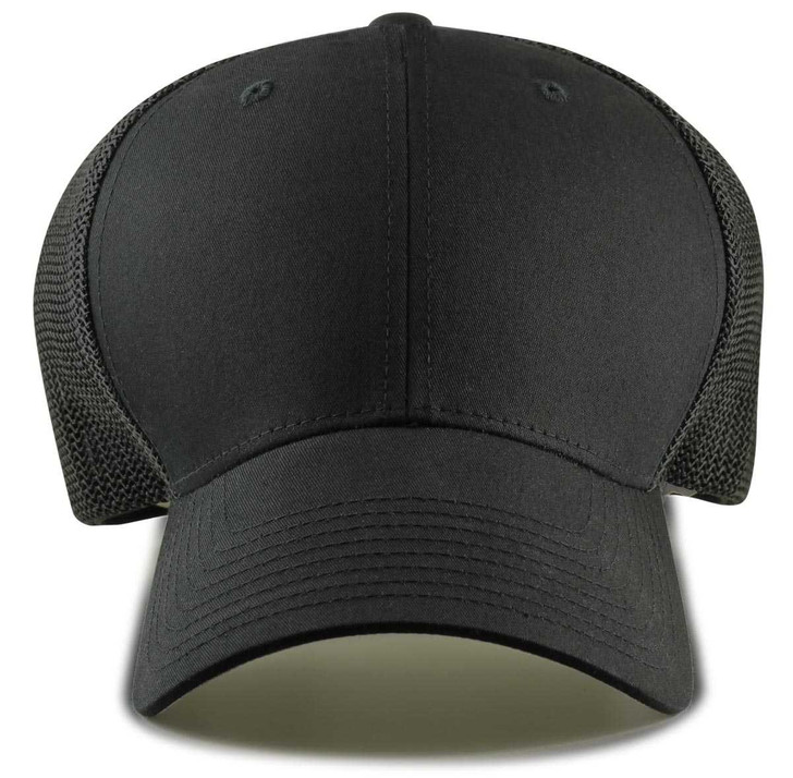 Trucker Baseball Caps Front - Black
